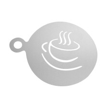 Cappuccino Arts Template Portable for Bar Accessories Mousse Oatmeal C