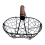 Wire Egg Basket Retro Rustic Iron Storage Basket for Farmhouse Tableto 1