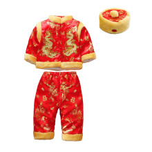 Boy Girl Tang Suit Winter for Moon Festival Christmas Full-month Celeb