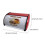 Roll Top Bread Bin Multipurpose Metal Bread Box for Kitchen Entrance C 2