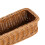 Woven Bread Baskets Imitation Rattan Silverware Tray for Shelves Count 2