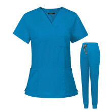 Nursing Scrubs Uniform Scrubs Set for Pet Groomer Veterinary Operating