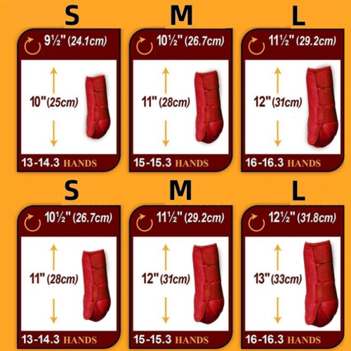 4x Horse Boots Support Reusable Breathable Protection Comfortable Leg 1