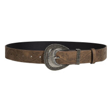 Women Men Leather Belt Versatile Ladies Belt Waist Belts Costume Acces