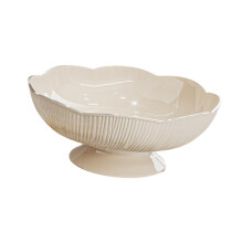 Fruit Bowl Dish Fruits Holder Pedestal Bowl for Dining Table Parties K