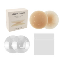 Nipple Cover for Women Bra Thin Silicone Nipple Pasties Sticky Breast