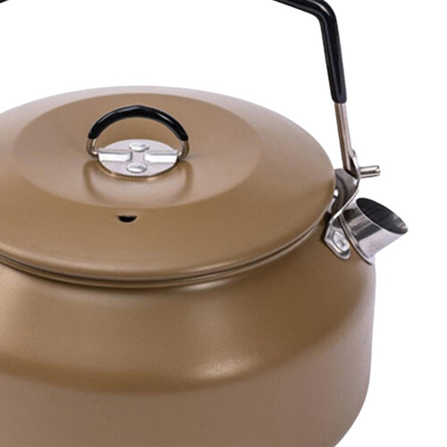 Camping Kettle Tableware Camping Tea Kettle for Climbing Backpacking O 2