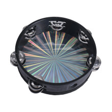 Tambourine Percussion Hand Drum Musical Instruments for KTV Activity D