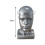 Men Mannequin Head PVC Display Stand Accessory for Salon Display gloss 2