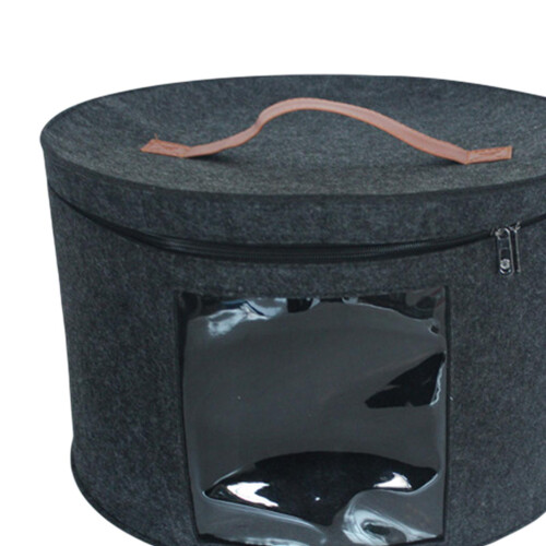 Hat Box Storage Bin Stackable Hat Storage Box for Closet Clothes Toy S 2