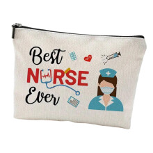 Nurse Makeup Bag Cosmetic Bag Gift Women Makeup Bag Case for Commuting