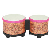 5" and 6" Bongo Drum Set Practical Bass Drum for Professionals Childre