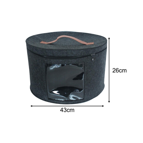 Hat Box Storage Bin Stackable Hat Storage Box for Closet Clothes Toy S 1