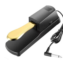 Piano Sustain Pedal Silent 6.5mm Foot Pedal for Digital Pianos Drum Tr