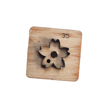 Leather Cutting Die Hand Tool Flower Shape for Purse Keychain Home Orn