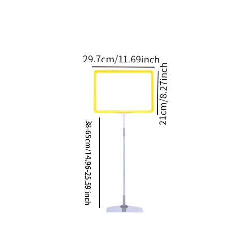 Adjustable Sign Holder Versatile Display Advertising Floor Sign Stand 1