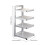 Pot Pan Rack Adjustable Height Standing Pot Rack for Countertop Home C 2