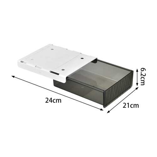 Under Desk Drawer Style Storage Box Hidden Desktop Organizer for Desk 1