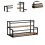 Coffee Syrup Display Rack 2 Tier Wine Rack for Countertop Coffee Bar K 3
