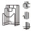 Cutting Board Storage Rack Stand for Plates Cutting Board Kitchen Coun 3