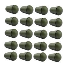 20 Pieces Drawstring Stoppers Toggle End Cord Stop for Bag Lanyard Bac