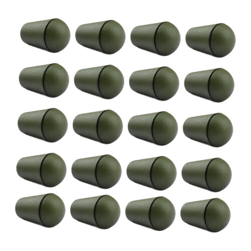 20 Pieces Drawstring Stoppers Toggle End Cord Stop for Bag Lanyard Bac