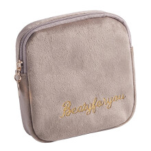 Sanitary Pad Storage Bag 13x13x4cm Menstrual Cup Pouch for Girls Teen