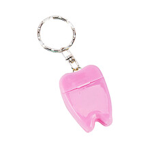 Portable Floss Keychain Essentials Tool Flat Line Design for Travel Pi