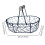 Wire Egg Basket Retro Rustic Iron Storage Basket for Farmhouse Tableto 2