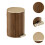 Bathroom Trash Can with Lid Step on Trash Can for Office Laundry Room 3