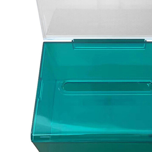 Acrylic Donation Box Comment Box Suggestion Case for Desk Reception Bu 2