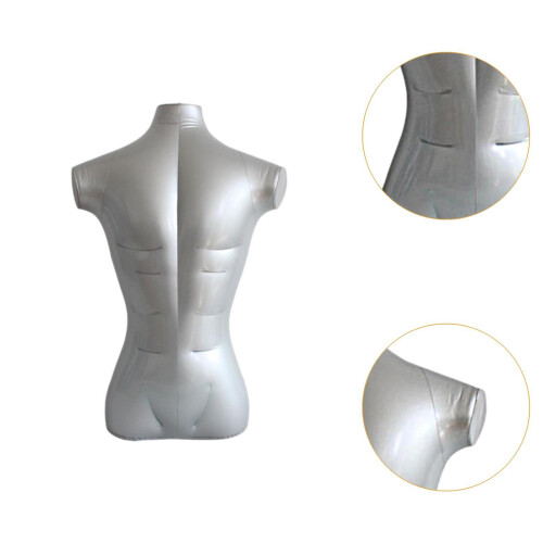 Inflatable Mannequin Dummy Torso Model Versatile PVC for Scarves Mall 2