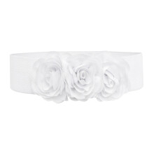 Wide Belt for Women Wide Elastic Waist Belt Big Flower Waist Band Dres