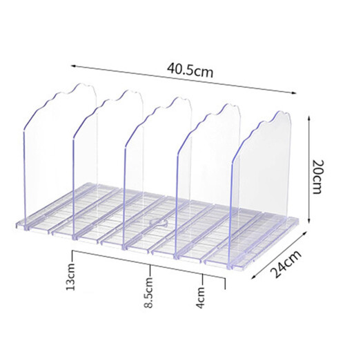 Purse Organizer for Closet Detachable Shelf Divider for Office Bathroo 1