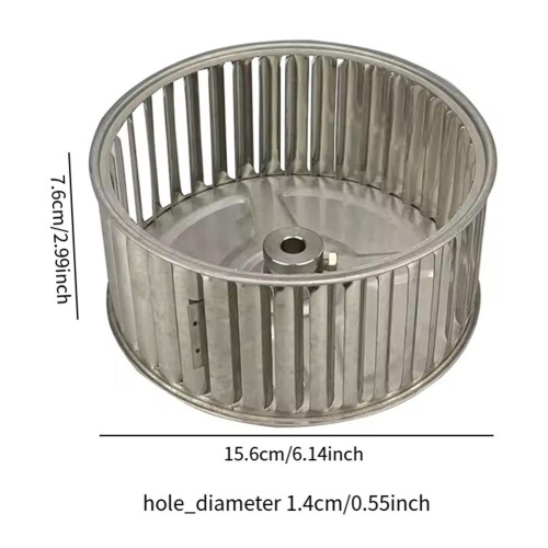 Fan Blower Wheel Sturdy Kitchen Metal High Temperature Resistant Repla 1