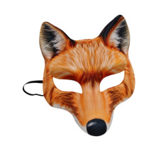 Halloween Fox Mask Cosplay Animal Headgear for Birthday Party Favor Fe