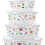 5x Mixing Bowl Set Kitchen Multipurpose with Lids for Cakes Baking Sna 3