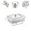Chafing Dish High Performance Warmer Server for Buffet Camping Restaur 3