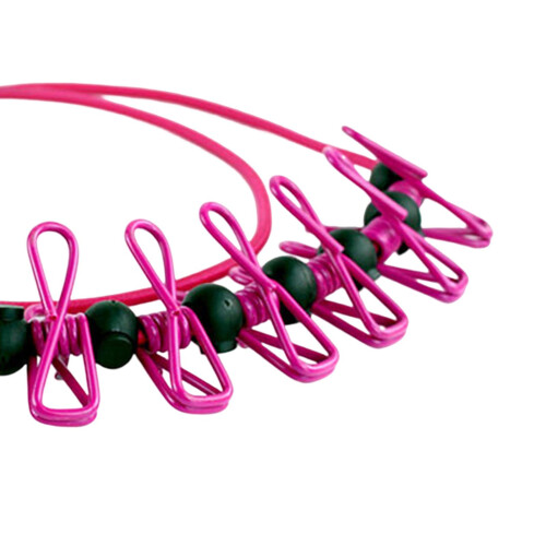 Stretchy Retractable Elastic Laundry Clothes Line for Hotel Camping Ba 2