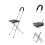 Folding Cane Seat Comfortable Handle Cane Chair for Camping Elderly Se 3