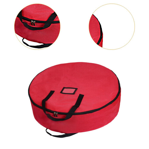 Christmas Wreath Storage Bag Waterproof Large Capacity Artificial Wrea 2
