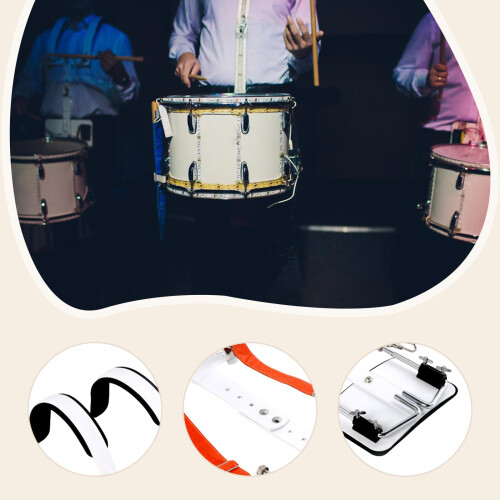 Snare Drum Carrier Comfortable Shoulder Pads Lightweight Practical Acc 2