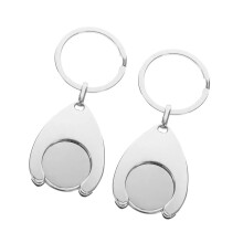 2 Pieces Keychains Lightweight Portable Metal Ornament for Grocery Gif