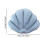 Inflatable Bath Pillow Nonslip Waterproof Shell Shaped for Bathroom Ho 2