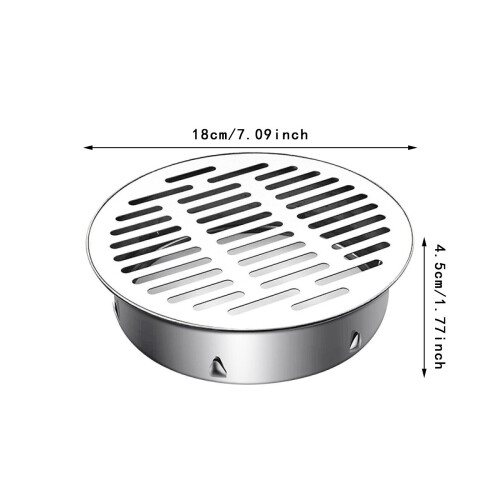 Drain Strainer Floor Drain Cover Bathroom Yard Sinks Round Grate Drain 1