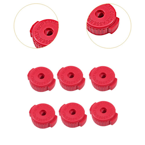 6Pcs Quick Release Cymbal Nuts Professional Replaces Drum Accessories 2