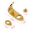 Brass Saxophone Thumb Hook Rest Support Sturdy for Woodwind Instrument 2