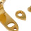 Brass Saxophone Thumb Hook Rest Support Sturdy for Woodwind Instrument 3