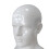 Men Mannequin Head PVC Display Stand Accessory for Salon Display gloss 3