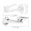 Wall Mount with Mounting Screws 360Swivel Wall Mount Shelf for Bedsid 2